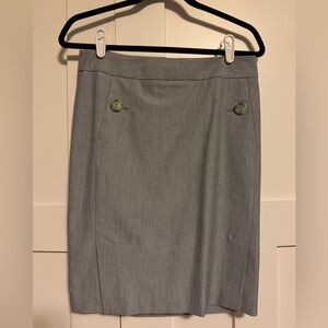 The Limited Gray Pencil Skirt